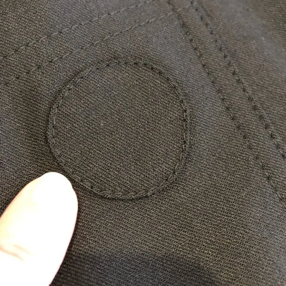 Akris Punto black wool blend trouser pants size US 8